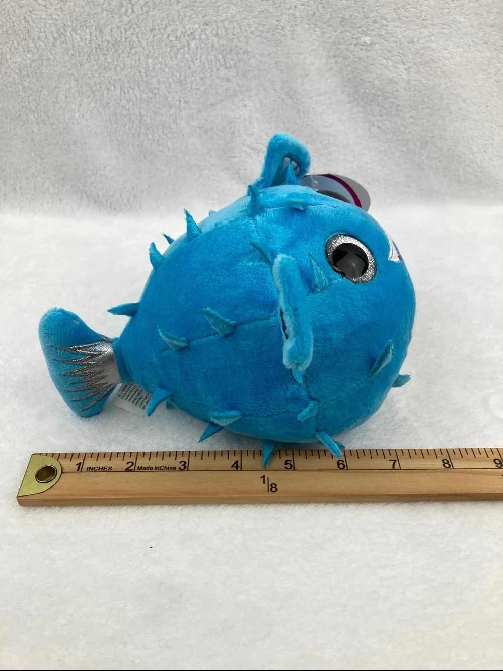 Royal Caribbean Royal Bingo B3 Puffer Fish Plush Stuffed Animal Toy NWT 7”